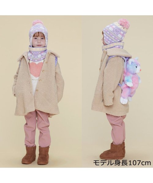 Kids Foret(キッズフォーレ)/【子供服】 Kids Foret (キッズフォーレ) ねこ柄アクリルスヌード・ネックウォーマー SS，S B51810/img04