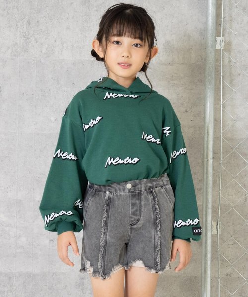 ANAP KIDS(アナップキッズ)/ダメージデニムショートパンツ/img01