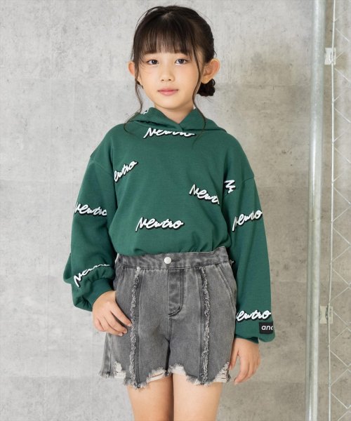 ANAP KIDS(アナップキッズ)/ダメージデニムショートパンツ/img02