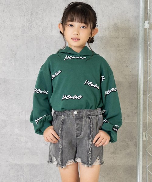 ANAP KIDS(アナップキッズ)/ダメージデニムショートパンツ/img03