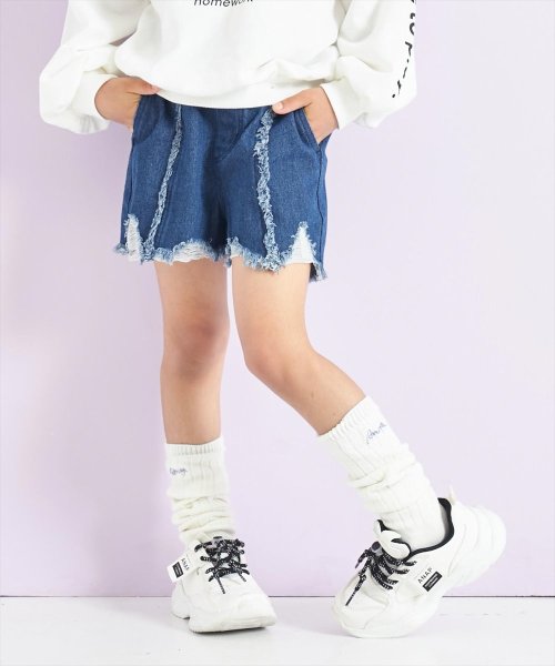 ANAP KIDS(アナップキッズ)/ダメージデニムショートパンツ/img11