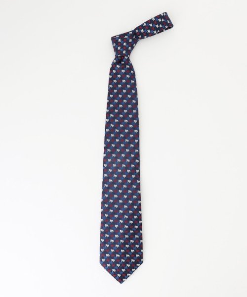 【J.PRESS HANDSOME DAN】モチーフ ネクタイ/ネイビー 