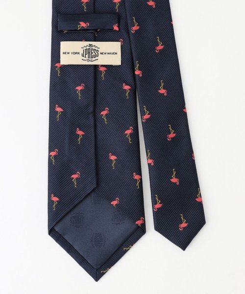 【J.PRESS STEPHEN WALTERS COLLECTION】フラミンゴモチーフ ネクタイ 