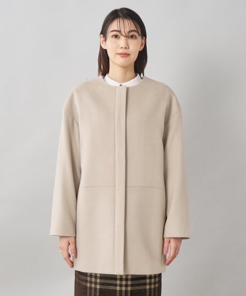 【軽く羽織れる／定番人気】カシミヤ混ミドル丈コート 【軽く羽織れる／定番人気】カシミヤ混ミドル丈コート 【軽く羽織れる／定番人気】カシミヤ混ミドル丈コート M2226242422(17002円)