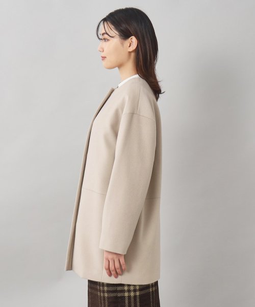 【軽く羽織れる／定番人気】カシミヤ混ミドル丈コート 【軽く羽織れる／定番人気】カシミヤ混ミドル丈コート 【軽く羽織れる／定番人気】カシミヤ混ミドル丈コート M2226242422(17002円)