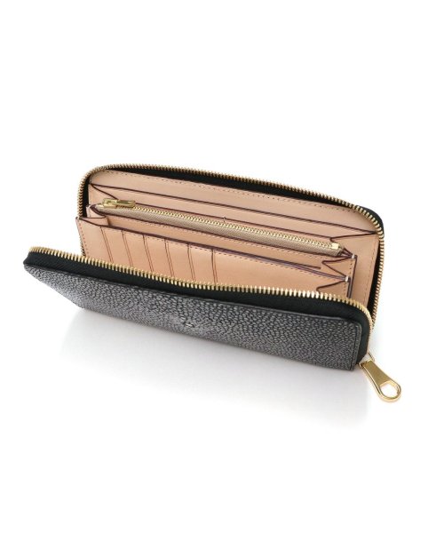 チマブエ グレースフル CIMABUE graceful ラウンドファスナー長財布 エイ革 スティングレイ Galuchat ガルーシャ 本革 25011 ラウンドファスナー長財布 ガルーシャ