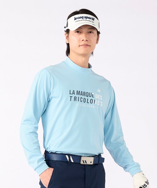 le coq sportif GOLF (ルコックスポルティフ（ゴルフ）)/【ストレッチフォーサー】ロゴプリントモックネックシャツ/img02