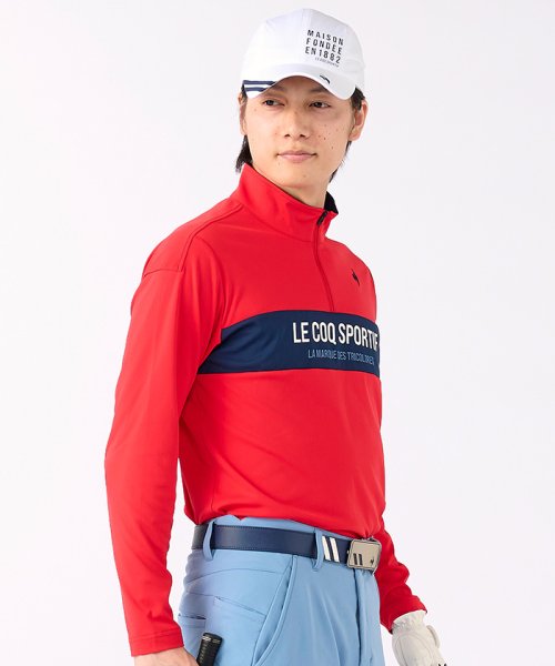 le coq sportif GOLF (ルコックスポルティフ（ゴルフ）)/【ストレッチフォーサー】ハーフジップ長袖シャツ/img05