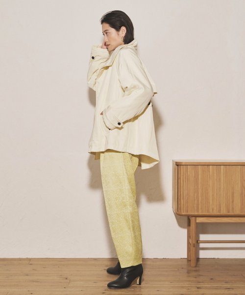 【Audrey and John Wad】フラワージャガードコクーンパンツ 5cm H164 B79 W58 H82