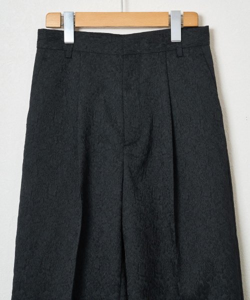 【Audrey and John Wad】フラワージャガードコクーンパンツ 5cm H164 B79 W58 H82