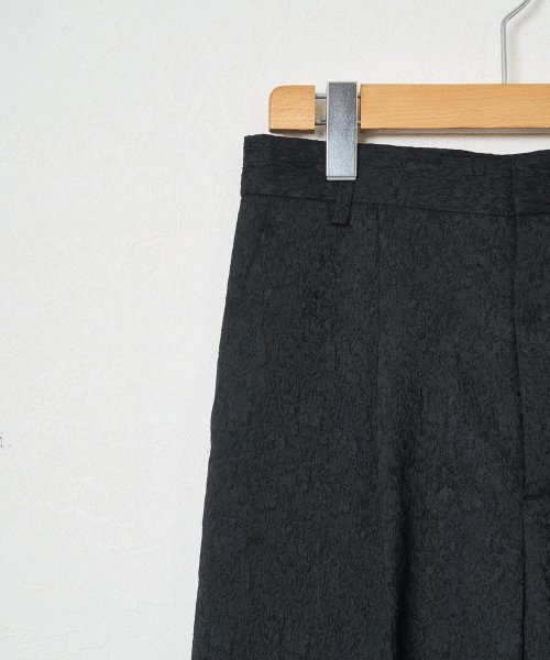 【Audrey and John Wad】フラワージャガードコクーンパンツ 5cm H164 B79 W58 H82