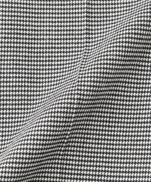 ウォッシャブルツイルチェックテーパードパンツ 