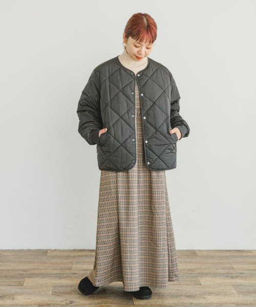 ITEMS URBANRESEARCH(アイテムズ アーバンリサーチ（レディース）)/『Sサイズ/XSサイズあり』『一部WEB限定カラー』中綿キルティングノーカラージャケット/img45