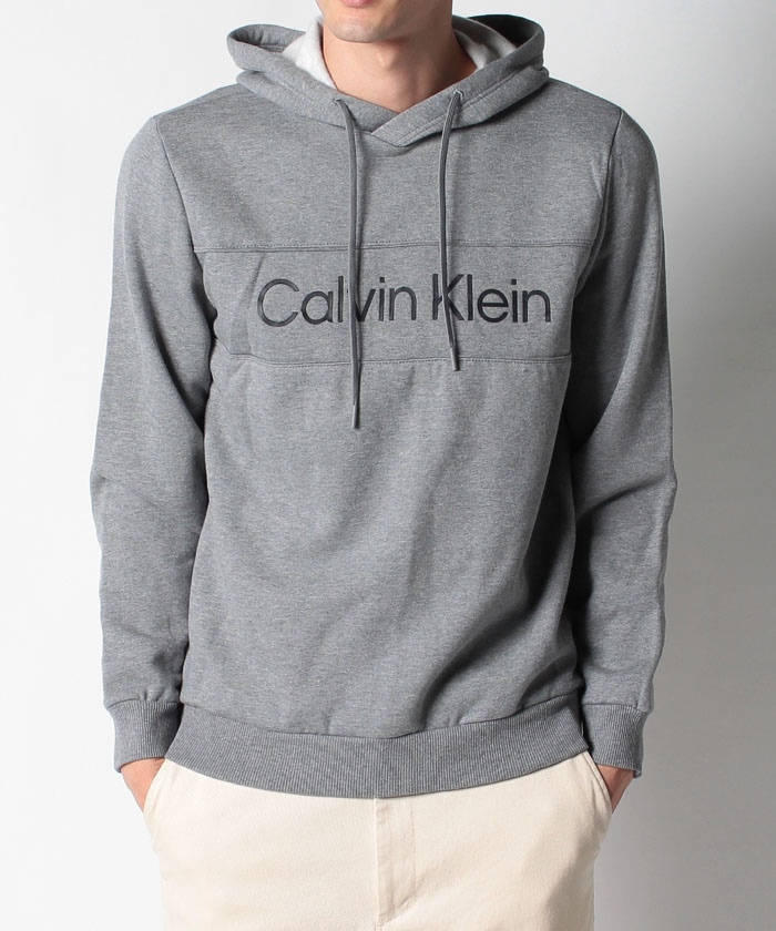 【Calvin Klein / カルバンクライン】フロントロゴ スウェット フーディ パーカー 40FC430