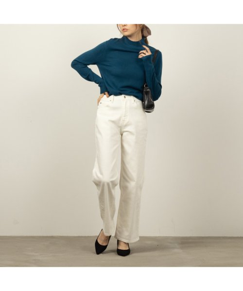 MAC HOUSE(women)(マックハウス（レディース）)/NAVY ネイビー カシミヤタッチハイネックプルオーバー 112335804/img25