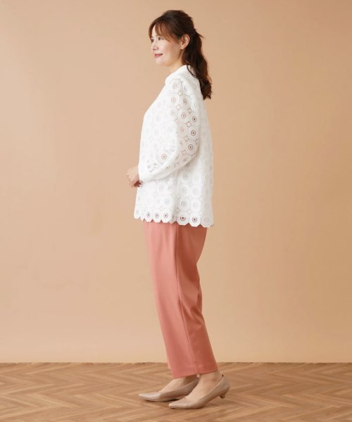 クロップドタックパンツ【my perfect wardrobe】 