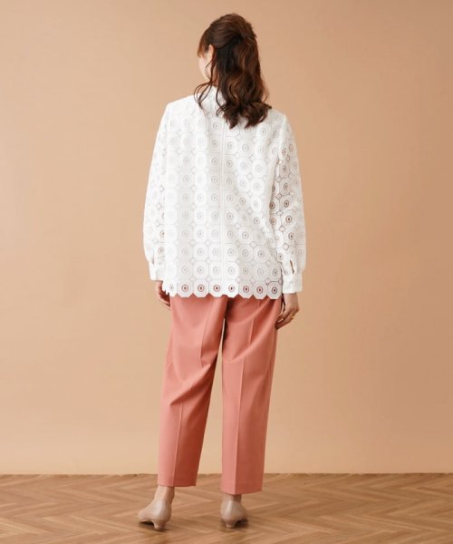 クロップドタックパンツ【my perfect wardrobe】 