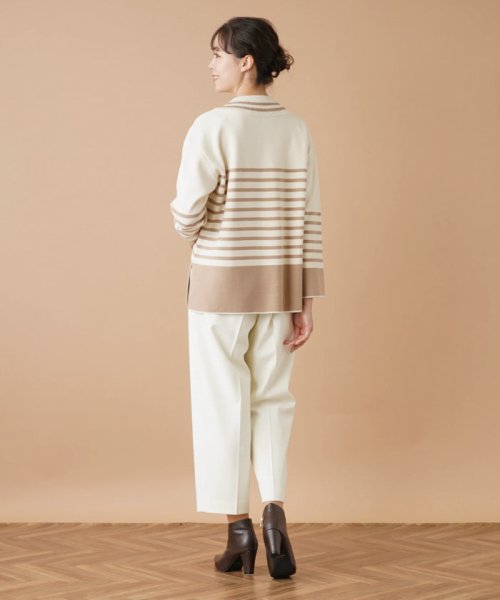 クロップドタックパンツ【my perfect wardrobe】 