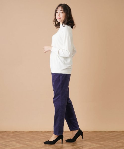 Leilian PLUS HOUSE(レリアンプラスハウス)/【店舗人気】ストレッチコーデュロイパンツ【L JEANS】/img14