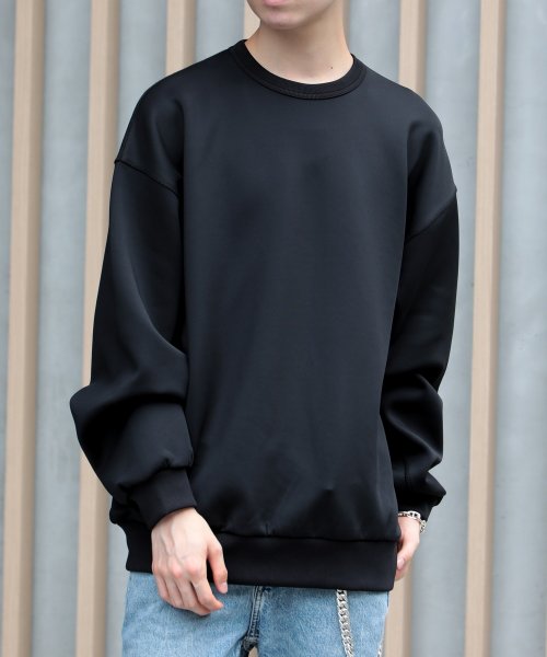 MAISON CLUB(MAISON CLUB)/【MAISON CLUB】ESSENTIALS Super smooth cardboard sweater ダンボールスウェット トレーナー スウェット 長袖/img11