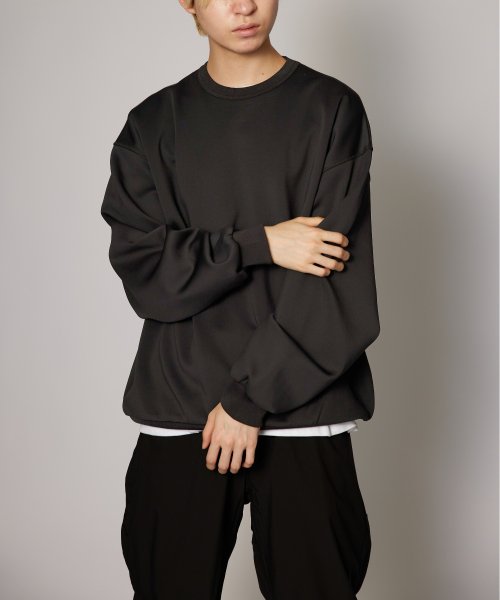 MAISON CLUB(MAISON CLUB)/【MAISON CLUB】ESSENTIALS Super smooth cardboard sweater ダンボールスウェット トレーナー スウェット 長袖/img16