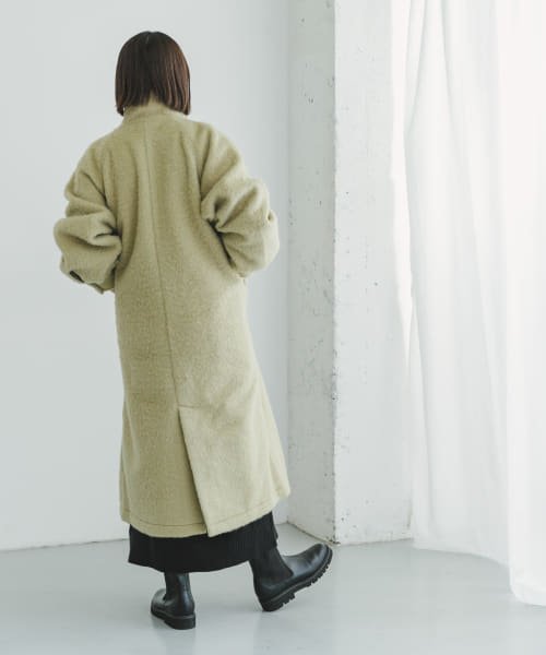 ITEMS URBANRESEARCH(アイテムズ アーバンリサーチ（レディース）)/シャギースタンドカラーコート/img13