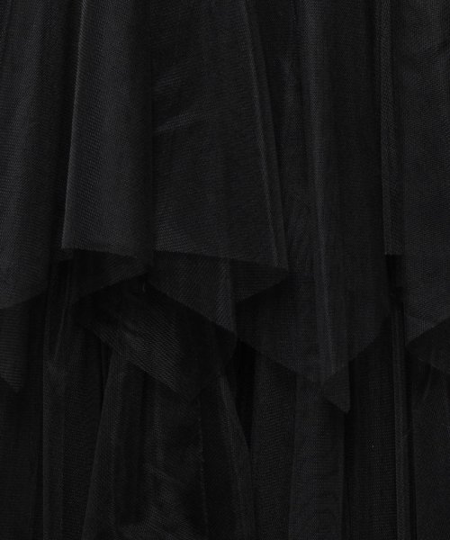 ソフトチュールティアードスカート 詳細画像 167cm B80 W65 H89　着用サイズ：02