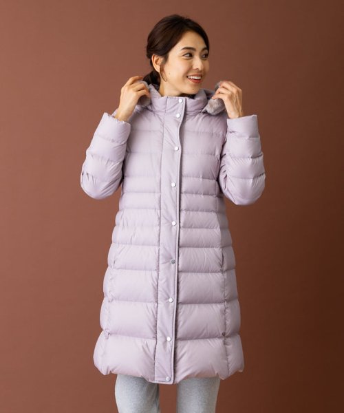 フーデッドダウンコート 