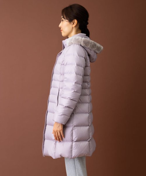 フーデッドダウンコート 