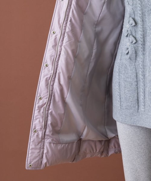 フーデッドダウンコート 