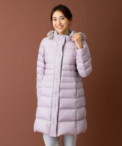フーデッドダウンコート 
