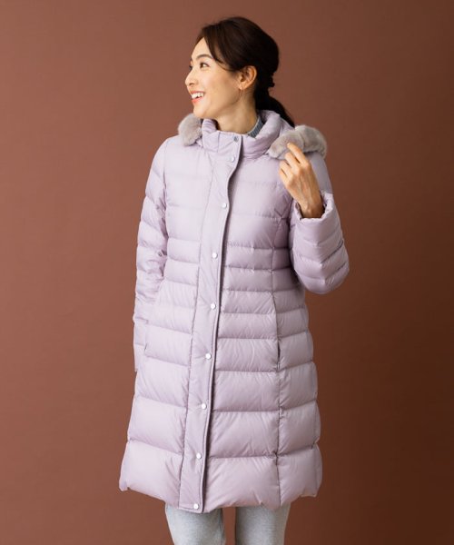 フーデッドダウンコート 