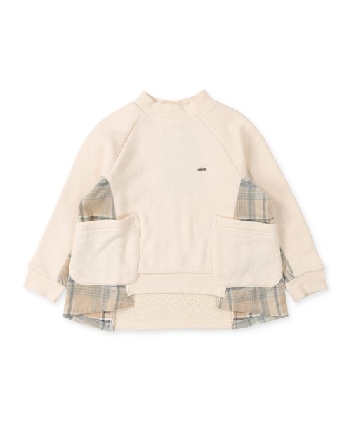 ローゲージ裏毛 チェック切り替え 長袖 スウェット 人気・おすすめ｜使いやすい・旅行におすすめ 品質保証 全国発送 日本国内発送・最短翌日お届け