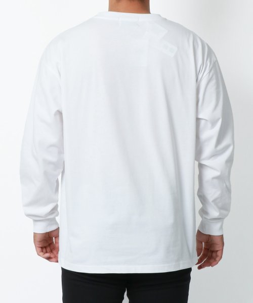 MARUKAWA(大きいサイズのマルカワ)/別注 【MRU/エムアールユー】 大きいサイズ 3L 4L 5L 6L 吸汗速乾 UVカット 高機能 ロンT 綿 コットン100％ 長袖 Tシャツ/img11