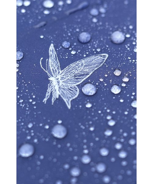 CAWAII(カワイイ)/UVカット99.9% 花と蝶舞うコード刺繍の晴雨兼用日傘/img08