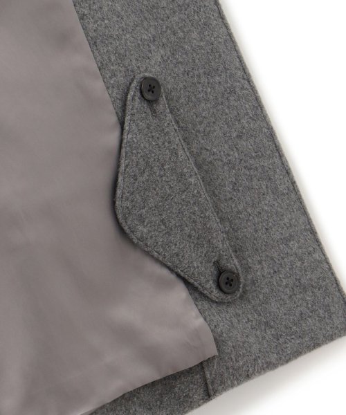 【J.PRESS BASIC】ウールカシミヤビーバーステンカラーコート 