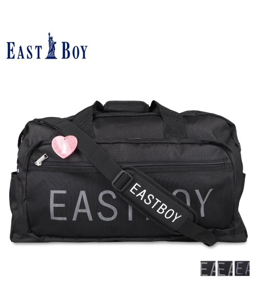 EASTBOY(イーストボーイ)/イーストボーイ EAST BOY ボストンバッグ ショルダーバッグ シュシュ レディース 42L 大容量 撥水 BOSTON BAG ブラック ネイビー 黒 E/img01