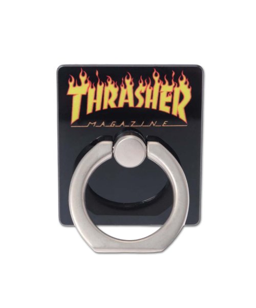 THRASHER(スラッシャー)/スラッシャー THRASHER スマホリング バンカーリング ホルダー スタンド スマートフォン 携帯 メンズ レディース HOME TOWN Logo Sma/img09