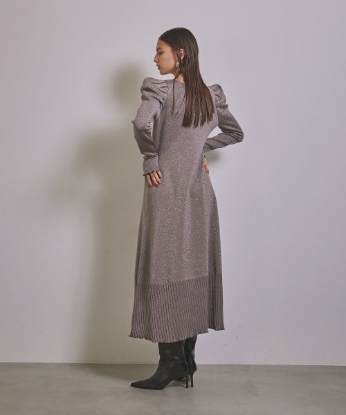 MIELI INVARIANT(ミエリ インヴァリアント)/Glitter Tuck Knit Dress/img15