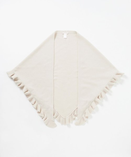 【カタログ掲載・洗える】ピュアカシミヤ ストール ウールカシミヤ フリンジマフラー P1818956998(13970円)
