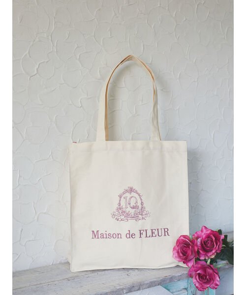 Maison de FLEUR(メゾンドフルール)/EC限定10eme anniversaireスクエアトート/img06