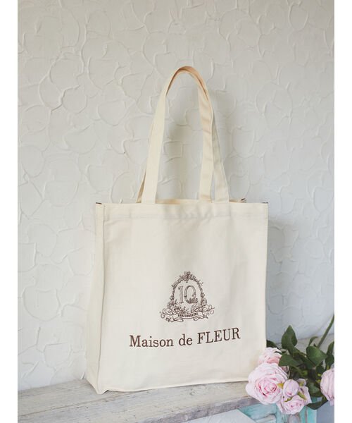 Maison de FLEUR(メゾンドフルール)/EC限定10eme anniversaireスクエアトート/img09