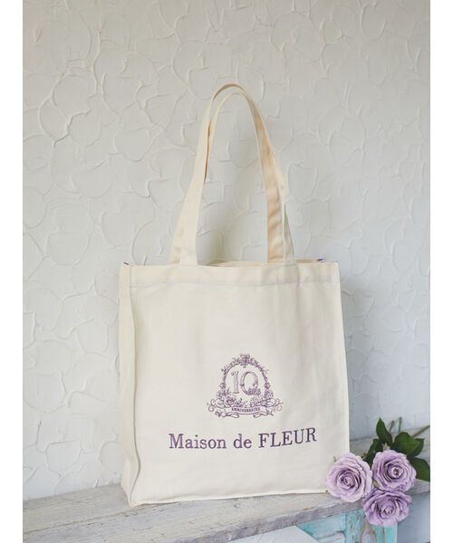 Maison de FLEUR(メゾンドフルール)/EC限定10eme anniversaireスクエアトート/img13