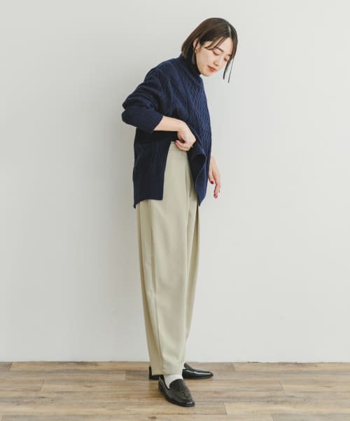 ITEMS URBANRESEARCH(アイテムズ アーバンリサーチ（レディース）)/カーブシルエットスラックス/img04