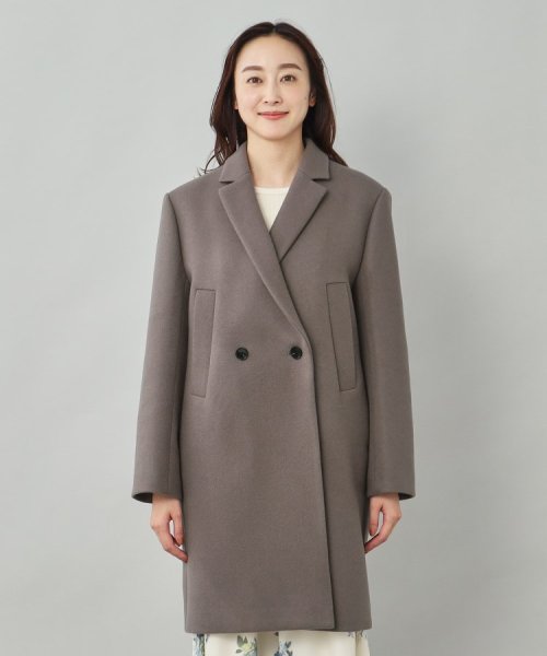 【Oggi専属モデル 滝沢カレンさん着用】ウールメルトン チェスターコート 