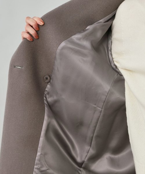 【Oggi専属モデル 滝沢カレンさん着用】ウールメルトン チェスターコート 