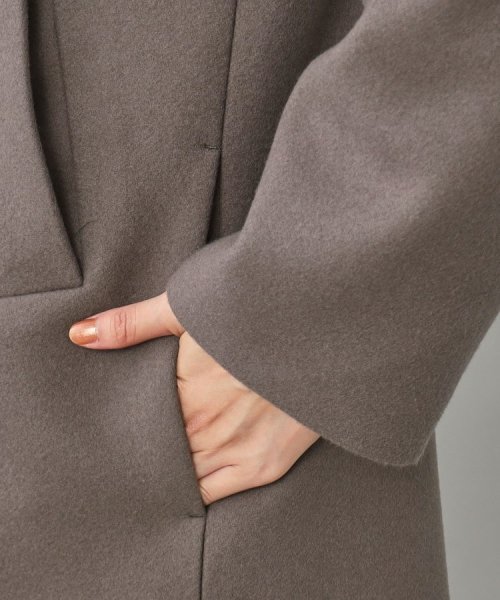 【Oggi専属モデル 滝沢カレンさん着用】ウールメルトン チェスターコート 