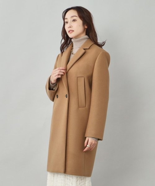 【Oggi専属モデル 滝沢カレンさん着用】ウールメルトン チェスターコート 