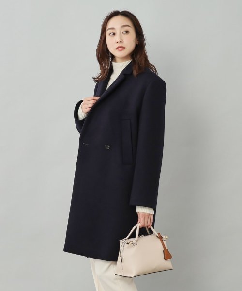 【Oggi専属モデル 滝沢カレンさん着用】ウールメルトン チェスターコート 