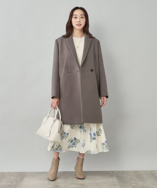 【Oggi専属モデル 滝沢カレンさん着用】ウールメルトン チェスターコート 